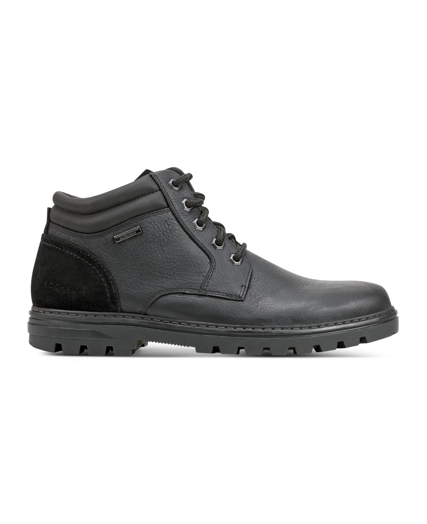 Мужские ботинки Rockport Weather or Not Waterproof, цвет: Чёрный кожаный — фото 2