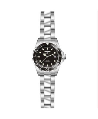 Men's 17046 Pro Diver Quartz 3 Hand Black Dial Watch