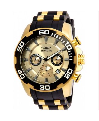 Men's 22346 Pro Diver Quartz Chronograph Gold Dial Watch