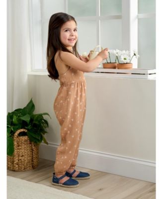 Toddler Girls Gauze Halter Romper