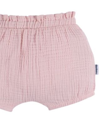 Baby Girls Gauze Bubble Shorts, 3-Pack