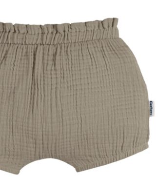 Baby Girls Gauze Bubble Shorts, 3-Pack