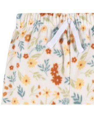 Toddler Girls Fleece Blanket Sleepers, 2-pack