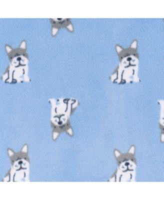 Baby Boys Footless Fleece Pajamas, 3-Pack