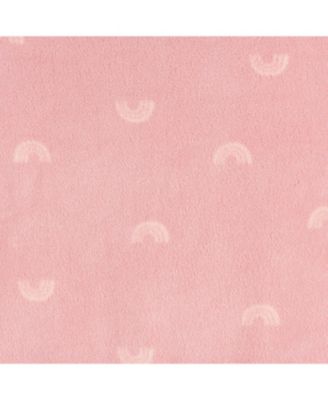 Baby Girls Footless Fleece Pajamas, 3-Pack