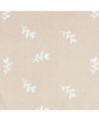 Baby Girls Footless Fleece Pajamas, 3-Pack