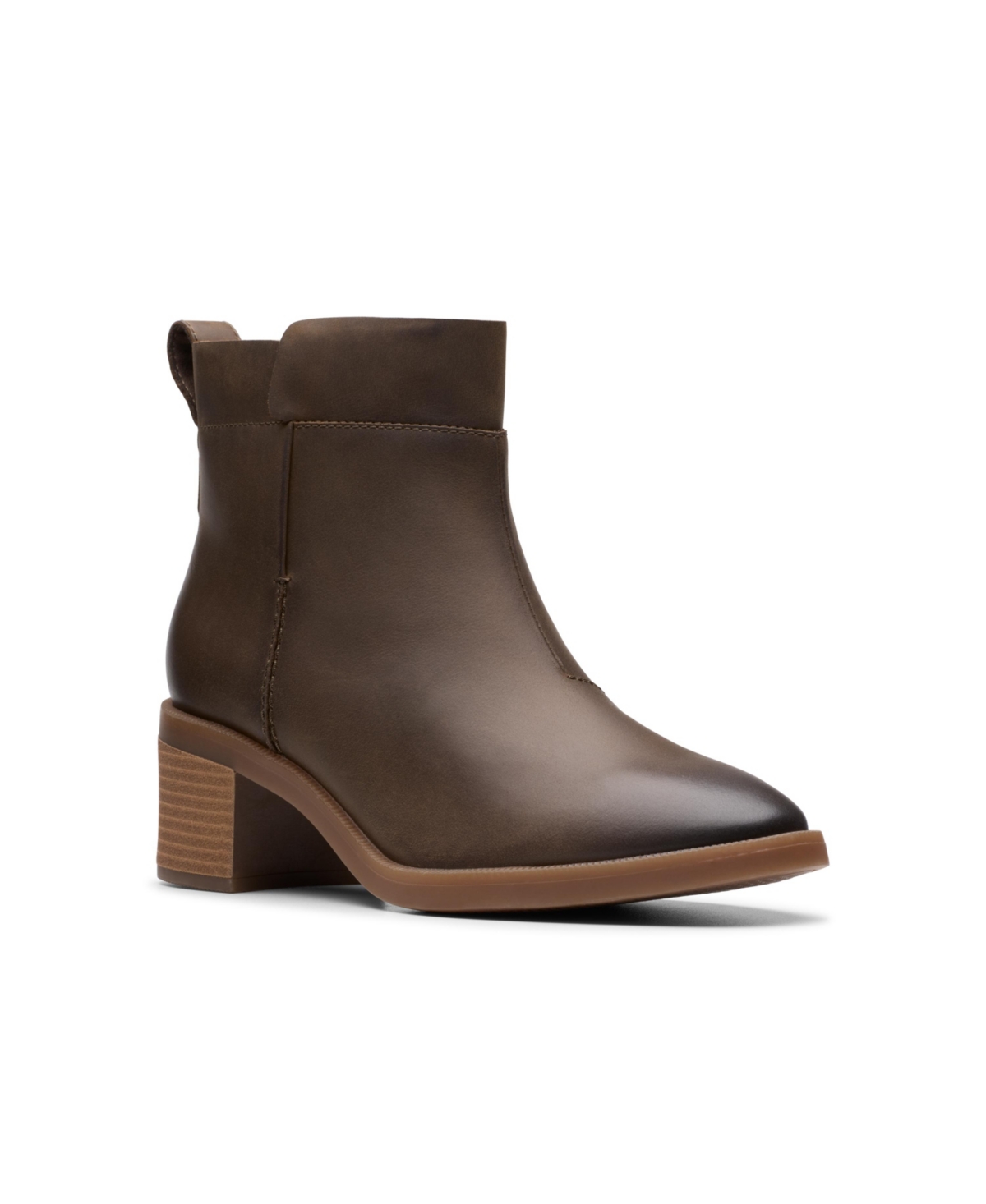 Clarks Lileigh Charm In Mushroom Leather