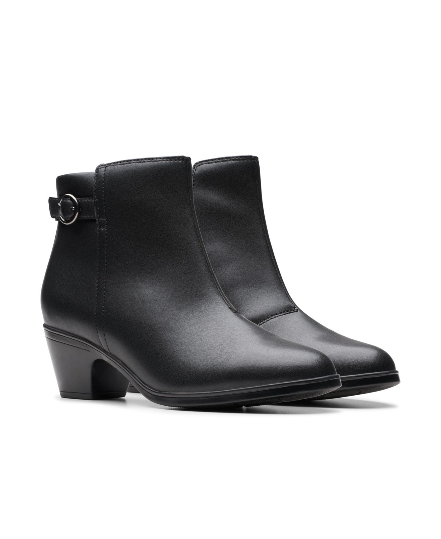 Женские ботинки Clarks Collection Emily 2 Belle, цвет: Чёрный кожаный — фото 8