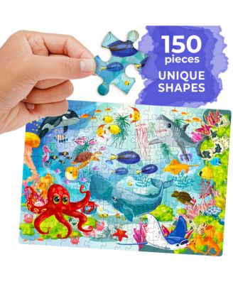 3X150 Piece Floor Jigsaw Puzzles for Kids Ages 8-10