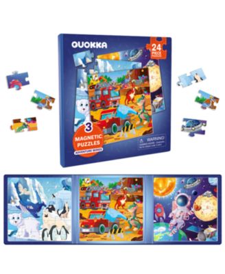 20/24/36 Pcs Travel Magnetic Puzzles for Toddlers 3-5