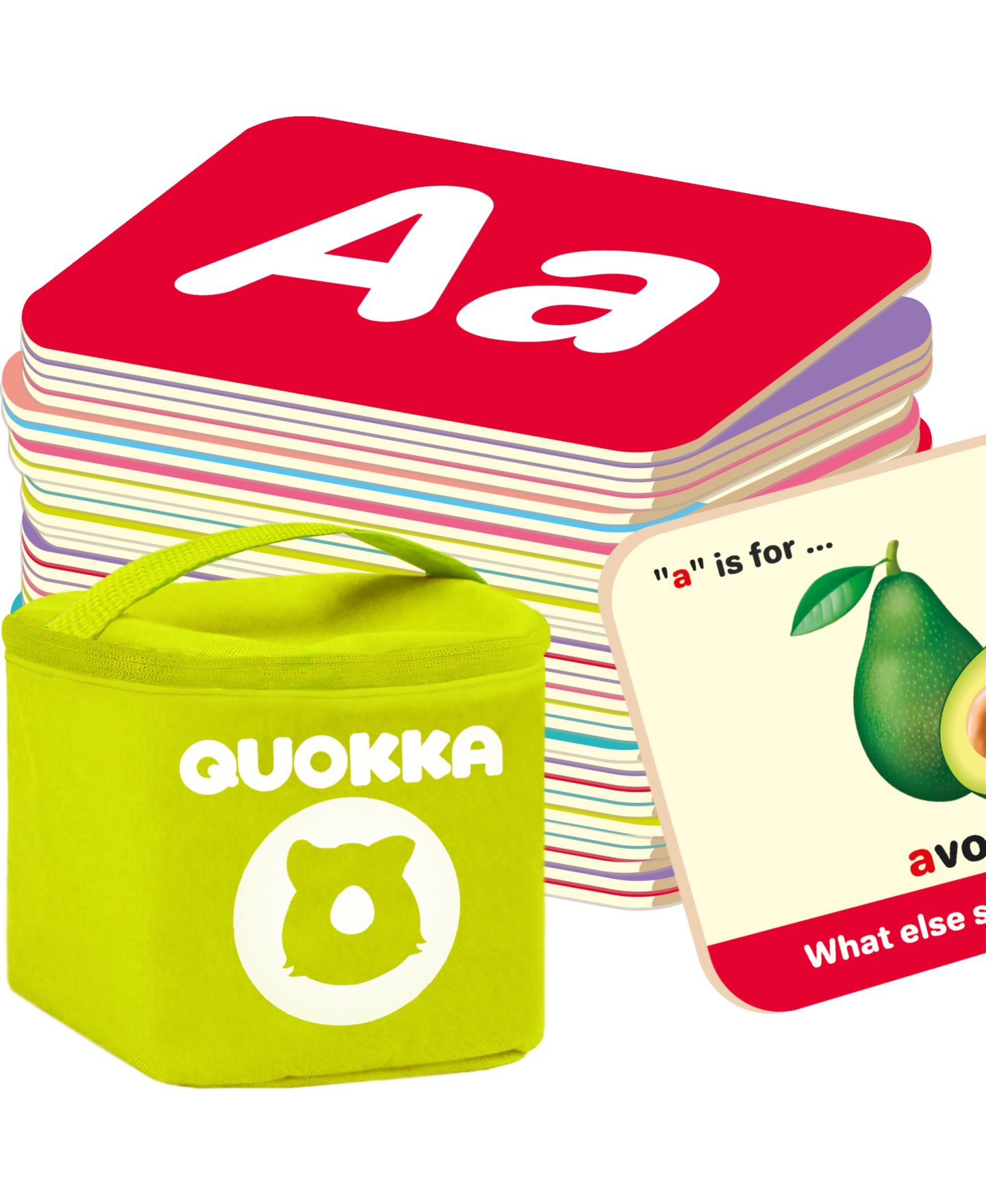 Детские игрушки Quokka Abc Learning Flash Cards Sight Words 120-Piece Set, Ages 3+, цвет: 120 Abc Cards — фото 1