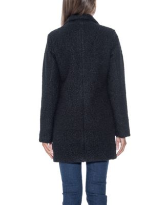 Women's Boucle Double Breasted Walking Coat