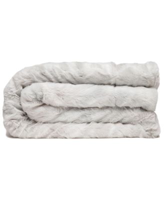 Premium Double-Sided Faux Fur Throw Blanket Soft, Plush & Cozy for Sofa, Couch, Bed, or Living Room Decor & Gifts.