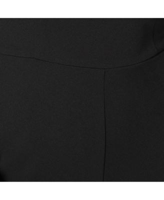 Women's Long Sleeve Mesh One Shoulder Jumpsuit