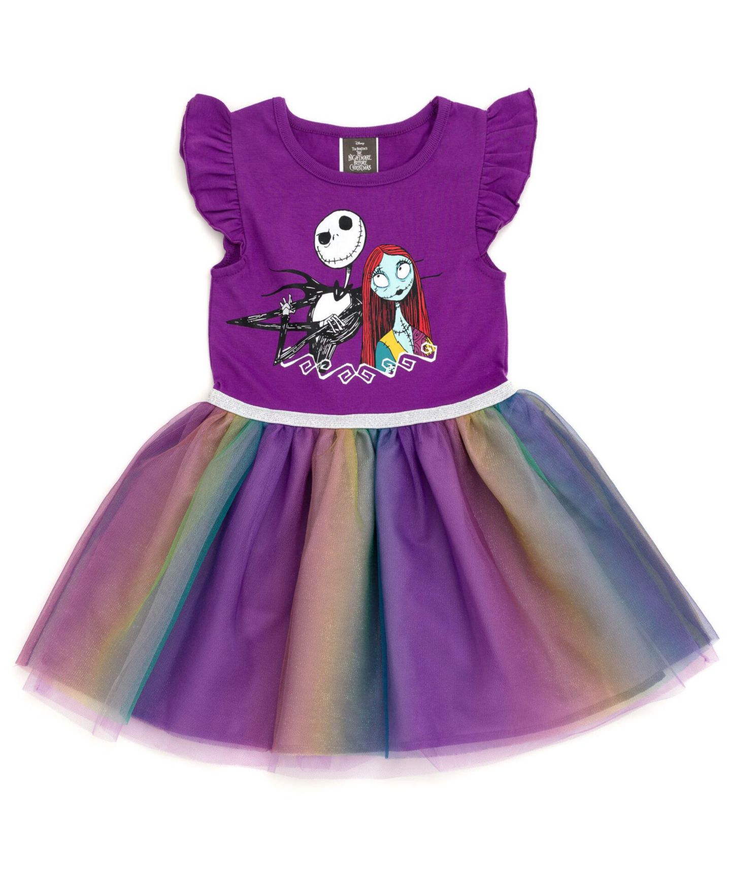 Платье Nightmare Before Christmas Disney Tulle Dress для девочек, цвет: Фиолетовый — фото 1