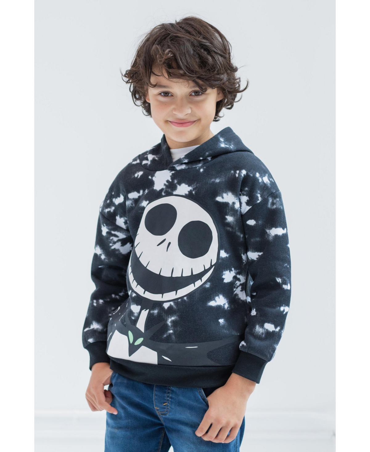 Disney Boys Nightmare Before Christmas Oogie Boogie Jack Skellington Fleece Pullover Hoodie to