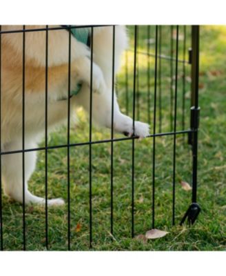 USA 24" Exercise 8 Panel Wire Metal Pet Playpen for Dog