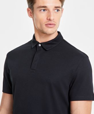 Men's AlfaTech Stretch Solid Polo Shirt, Created for Macy's
