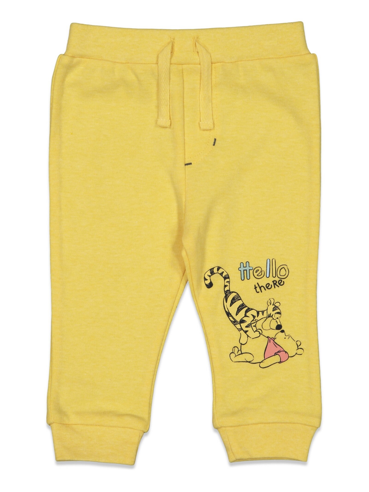 Disney Toddler Boys Classics Winnie the Pooh Tigger Eeyore Piglet Dumbo Patch Thumper Bambi 3 Pack Pants Newborn to -yellow/white