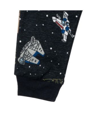 Baby Boys Darth Vader Stormtrooper C-3PO Chewbacca R2-D2 Yoda 2 Pack Jogger Pants Newborn to