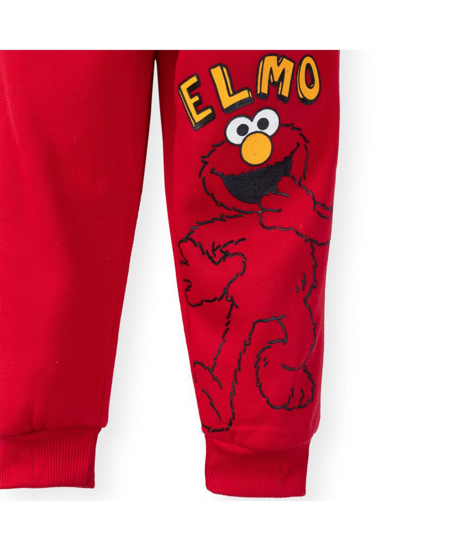 Брюки Sesame Street Toddler Boys 3-Pack Fleece Jogger, цвет: Синий серый красный — фото 5