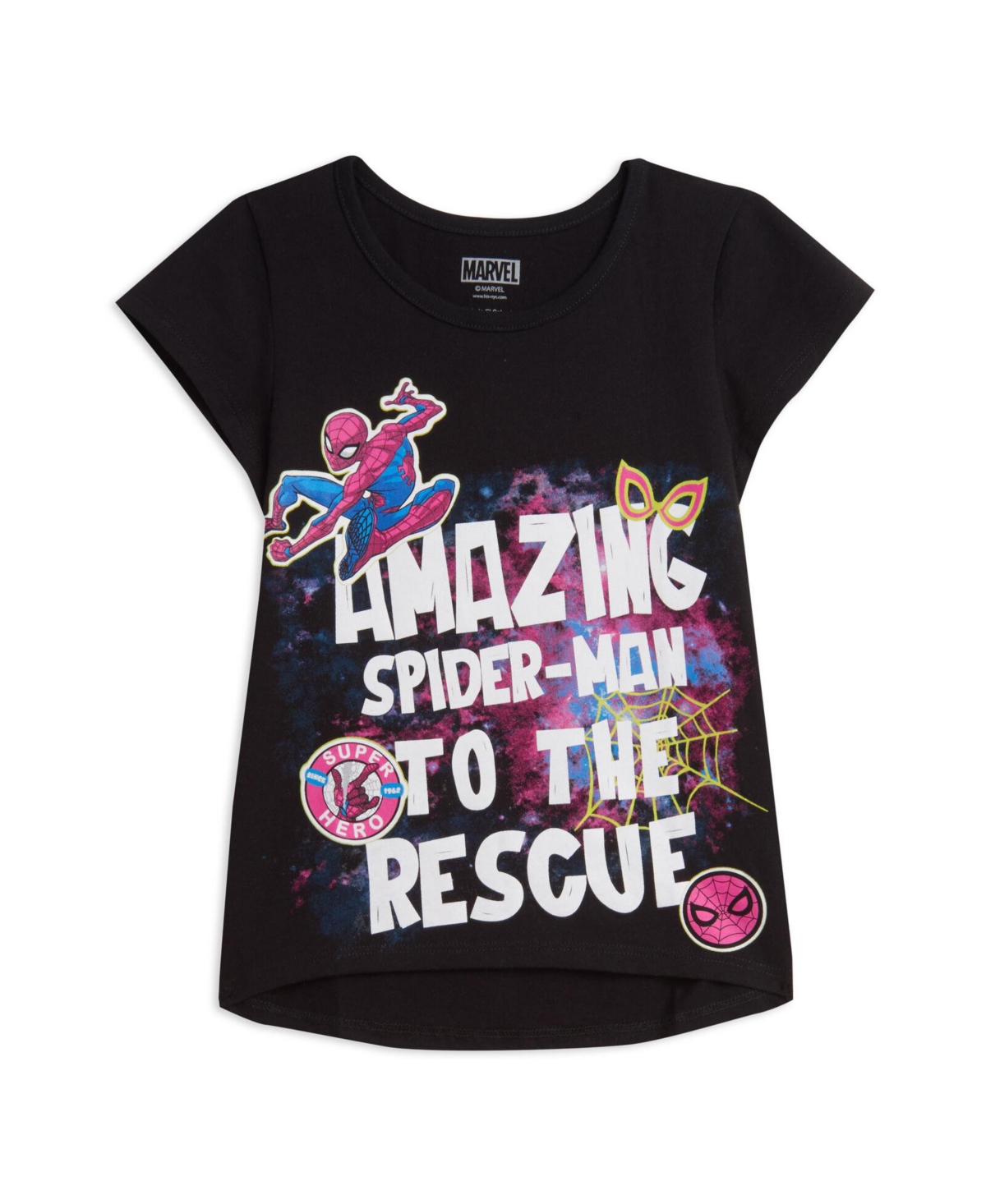 Spider-Man Girls Marvel 2 Pack T-Shirts