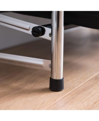 5-Tier 15 Pairs Stackable Freestanding Shoe Racks for Entryway, Silver