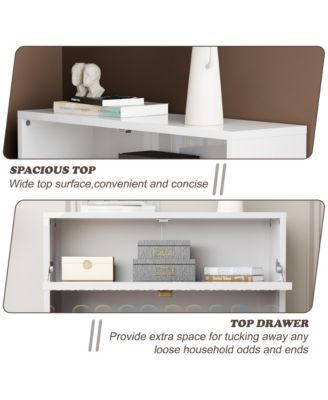 24 Pair MDF Shoe Cabinet