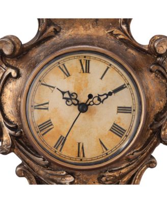 Taryn Vintage Style 16 1/4" High Table Clock