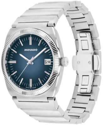 Men's Ondoplan Swiss Quartz Stainless Steel Watch 36mm