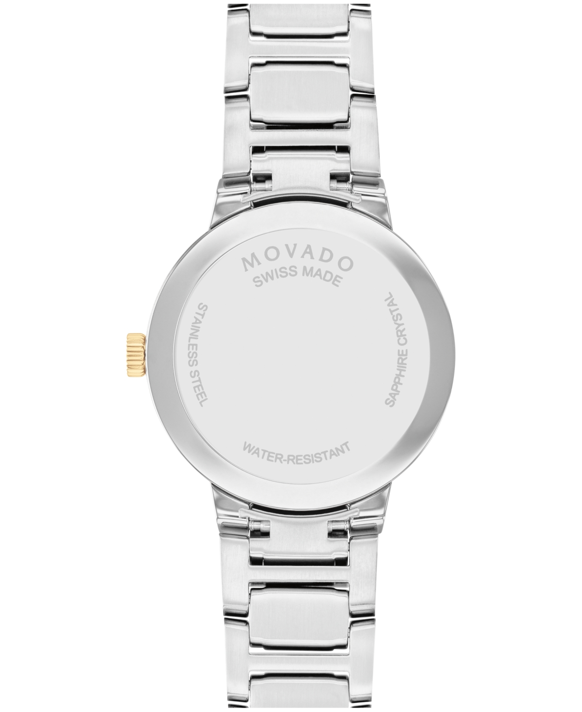 Movado Women's Portfolio Swiss Quartz Stainless Steel Yellow Pvd Watch 28mm In Two-tone