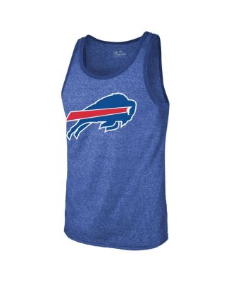 Men's Josh Allen Royal Buffalo Bills Tri-Blend Player Name Number Tank Top