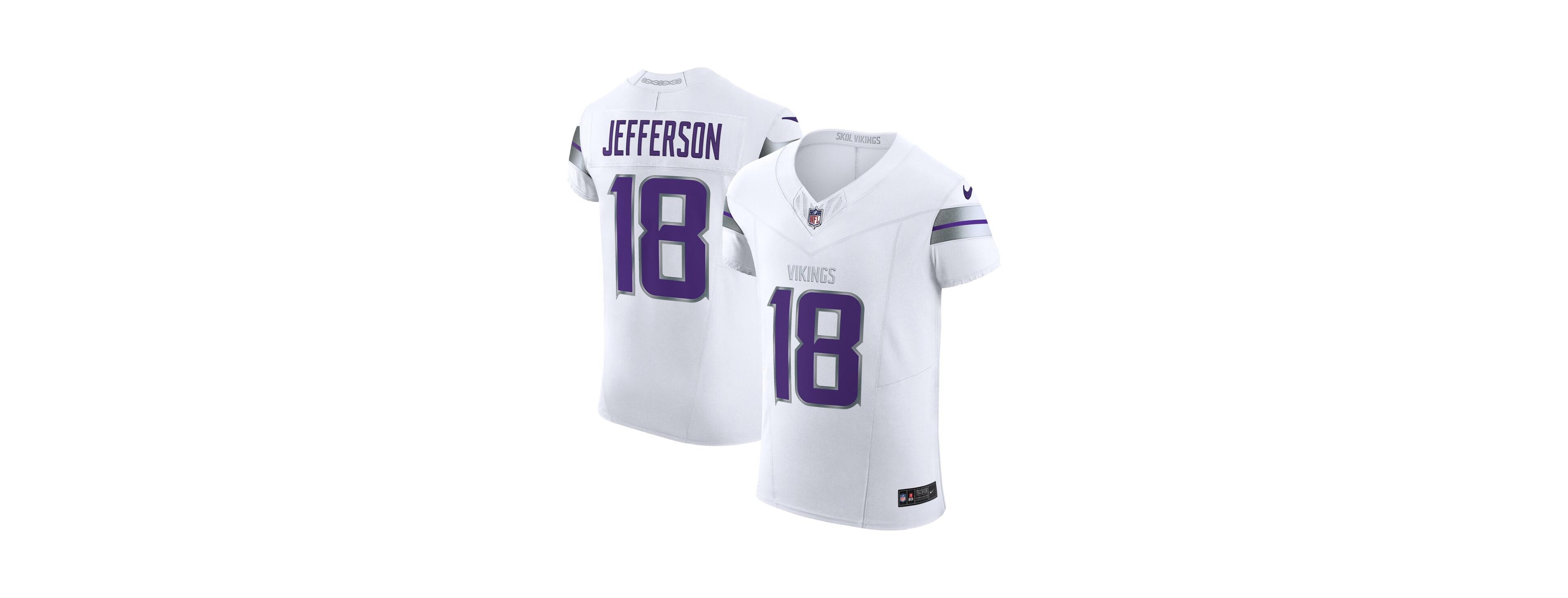 Nike Men's Justin Jefferson White Minnesota Vikings Alternate Vapor F.u.s.e. Elite Player Jersey