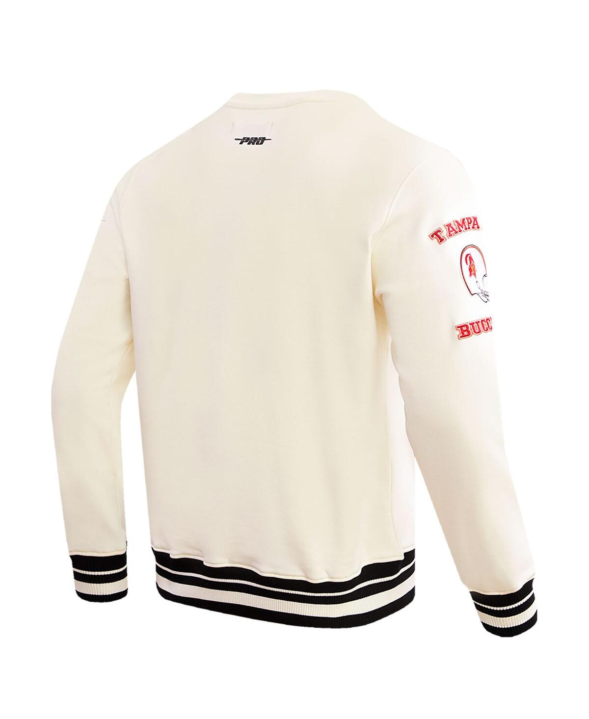 Pro Standard Men'sTampa Bay Buccaneers Retro Classics Fleece Pullover Sweatshirt - Cream