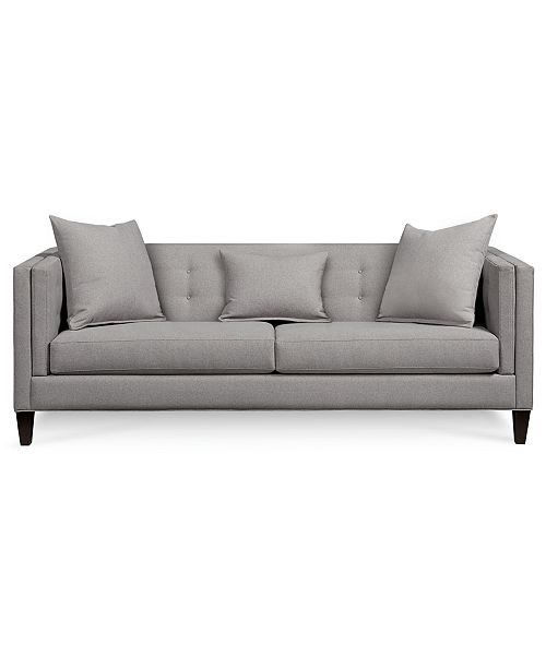 Furniture Braylei 88 Fabric Track Arm Sofa Created For Macy S