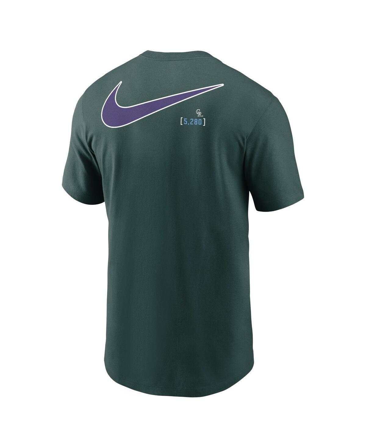 Nike Men'sColorado Rockies 2-Hit Speed City Connect T-Shirt - Green
