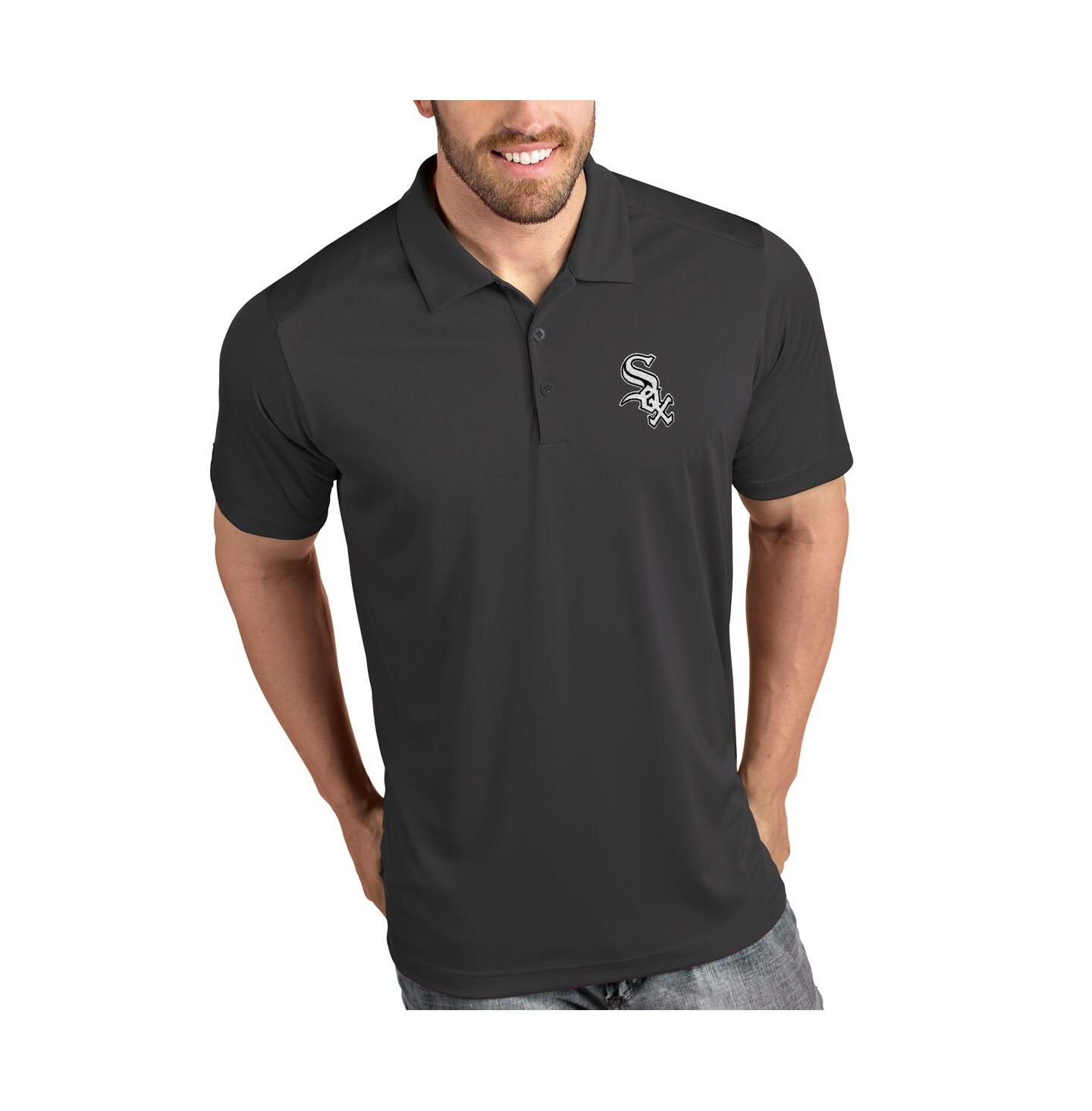 Мужское поло Antigua Gray Chicago White Sox Tribute Polo — фото 1