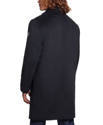 Men's Wool Blend Coat with Removable Quilted Bib