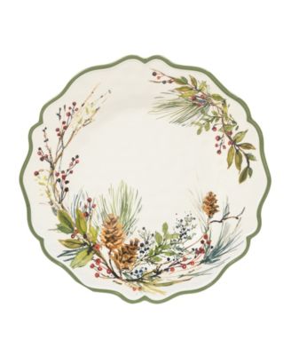 Winters Forest 2-Pc. Melamine Platter Set
