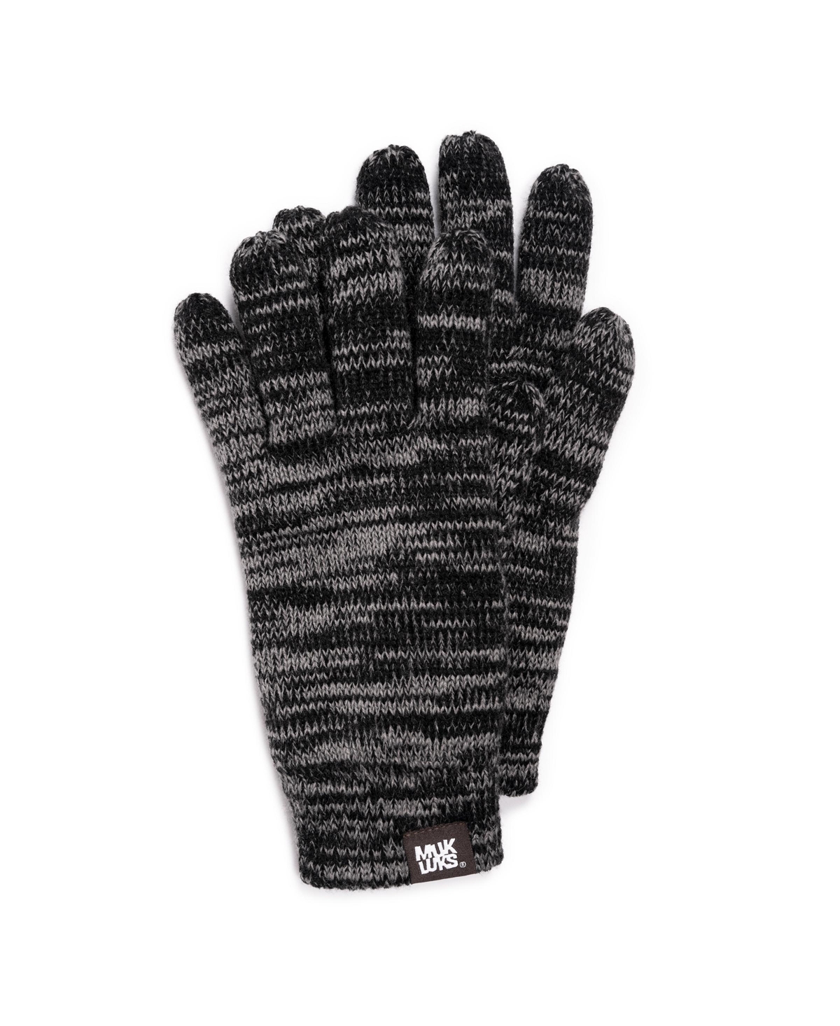 Men's Marl Gloves, Sleeping Forest/Battleship, One Size - Pewter/ebony marl