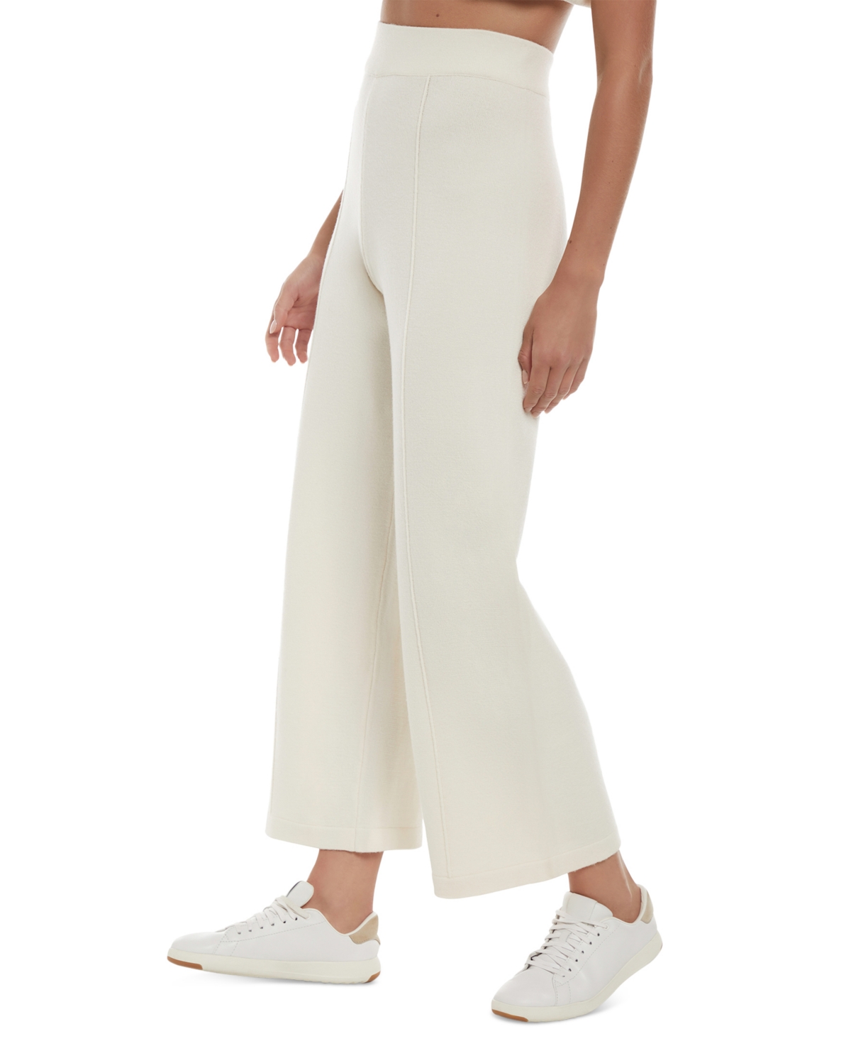 Three Dots Women's Kate Cropped Wide-Leg Pants
