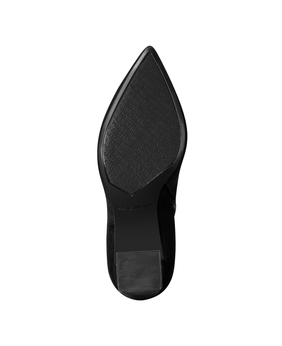 MARC FISHER WOMEN'S GARWIN BLOCK HEEL POINTY TOE WIDE CALF DRESS BOOTS 