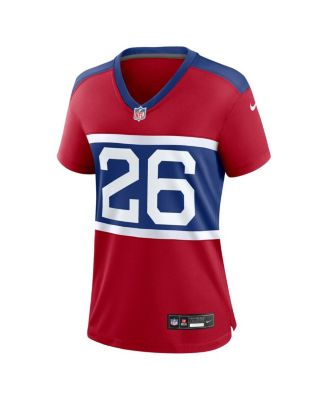Women's Devin Singletary Century Red New York Giants Alternate Player Game Jersey