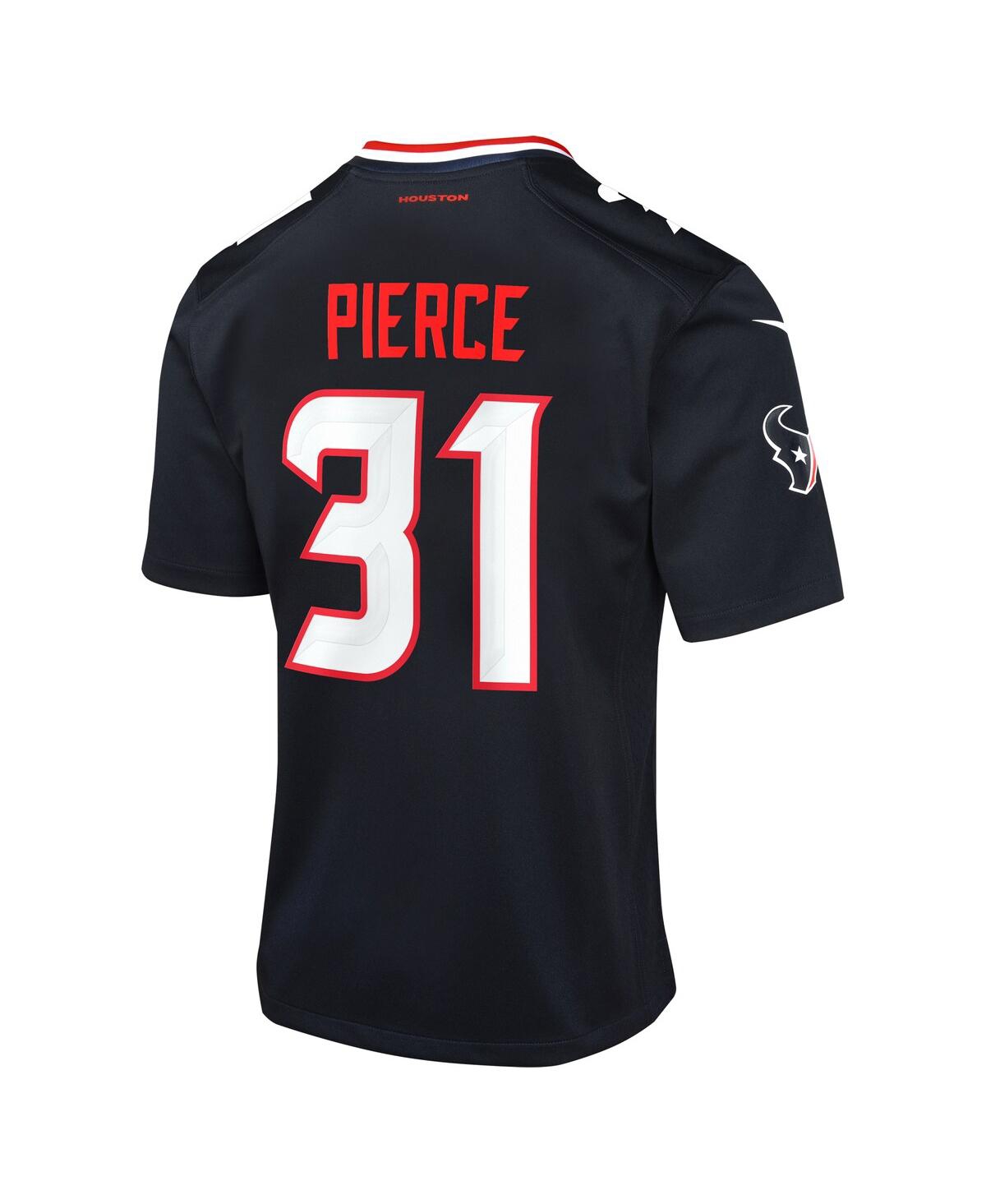 Nike Big Boys and Girls Dameon PierceHouston Texans Game Jersey - Navy