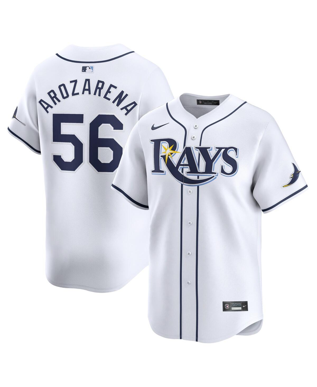 Nike Big Boys and Girls Randy ArozarenaTampa Bay Rays Home Limited Player Jersey - White
