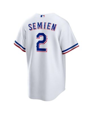 Big Boys and Girls Marcus Semien White Texas Rangers Home Replica Player Jersey