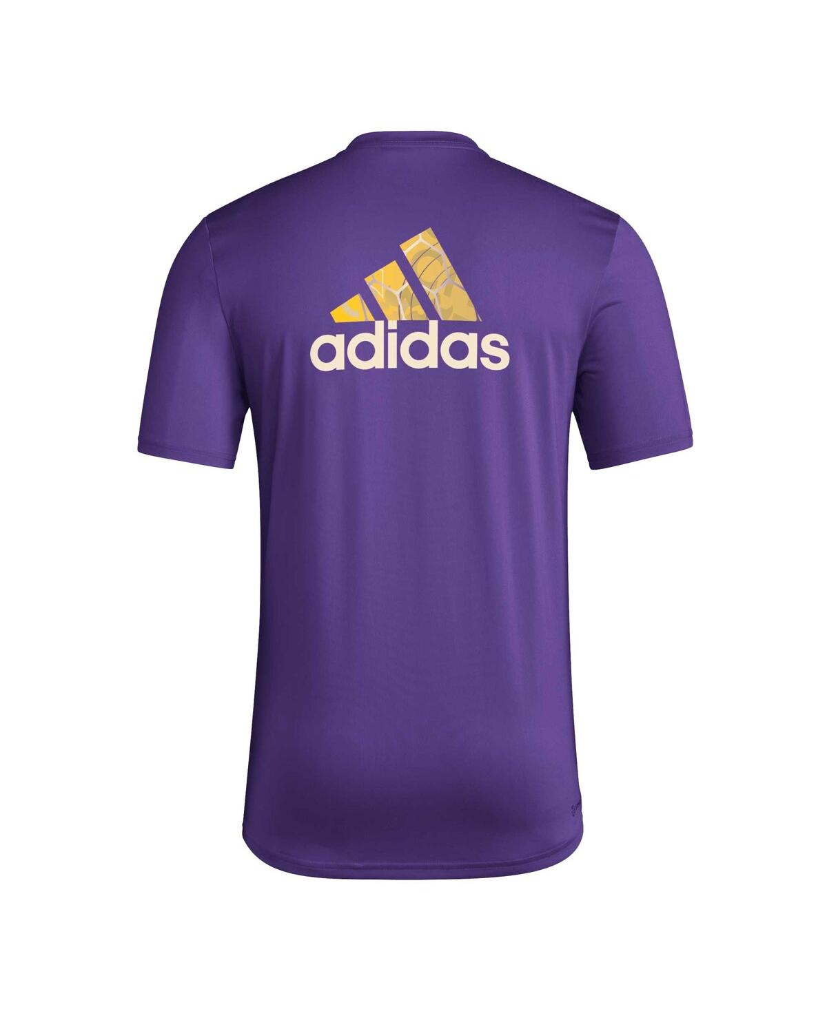 Adidas Men'sOrlando City Sc Local Pop Aeroready T-Shirt - Purple
