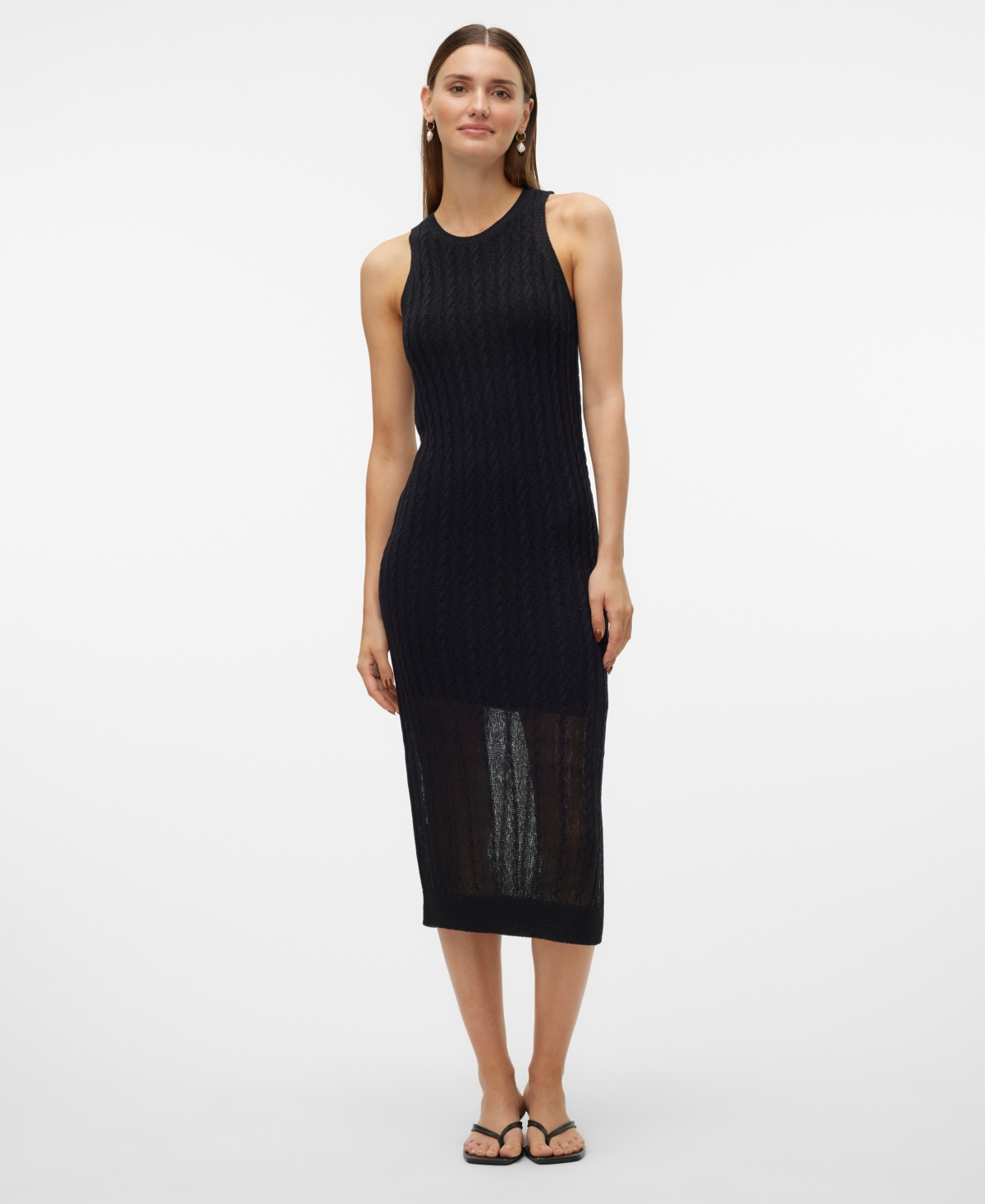 Vero Moda Women's Tara Cableknit Bodycon Sweater Dress