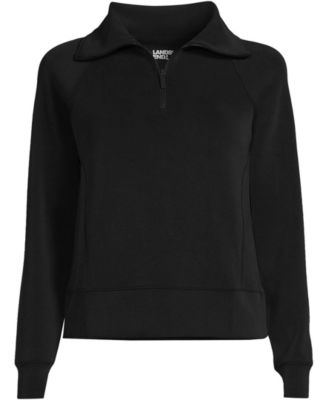 Women's Cupro Long Sleeve Half Zip Pullover
