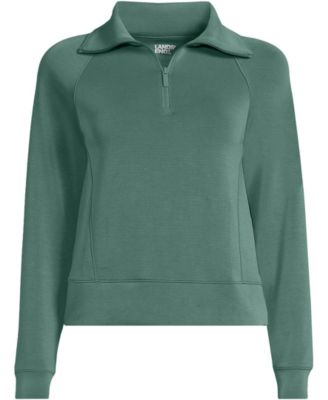 Women's Cupro Long Sleeve Half Zip Pullover
